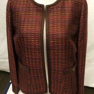 Kasper Ladies Jacket Size 8P Open Front Blazer